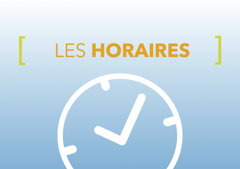 Les horaires des leçons de natation