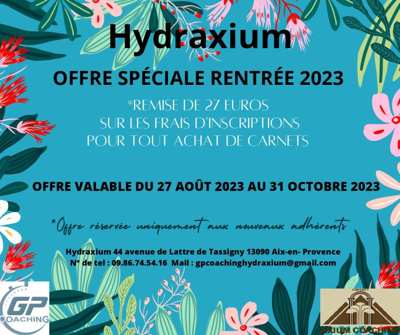 Offre spéciale rentrée 2023